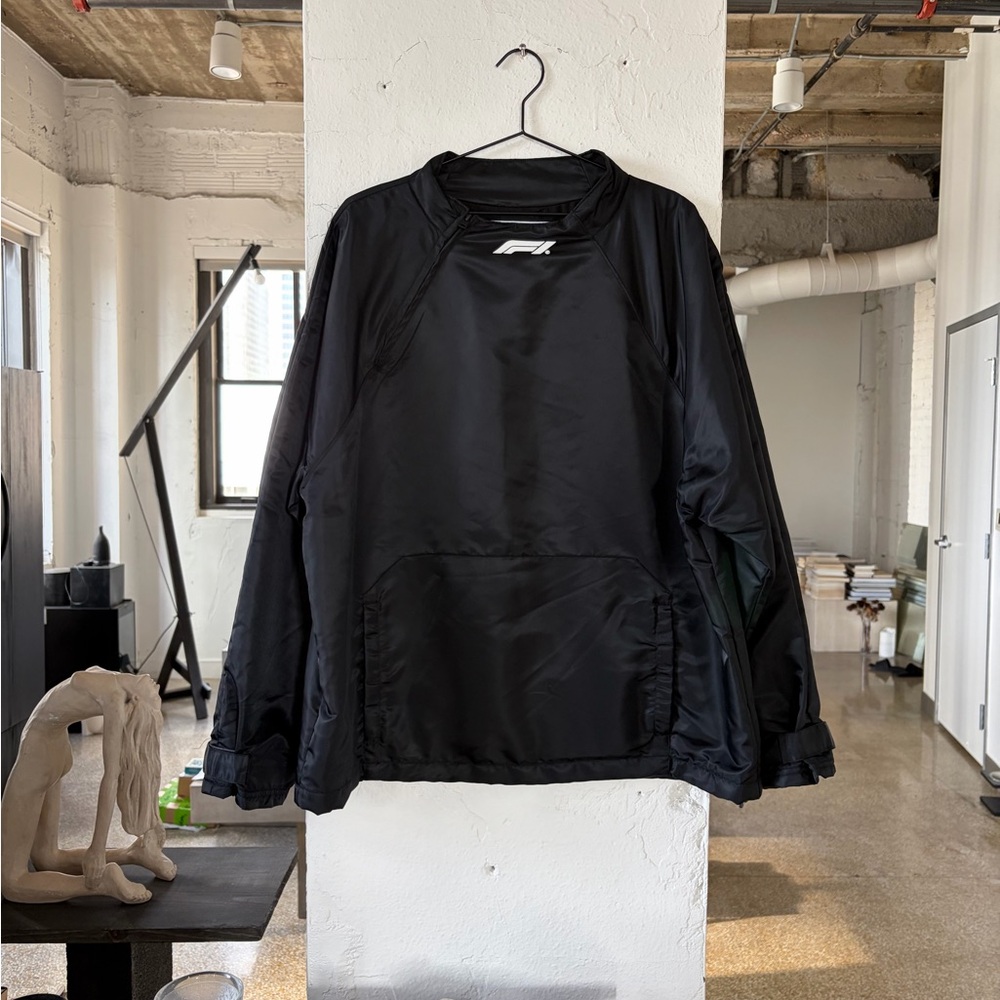 Yohji Yamamoto WILDSIDE PacSun F1 Formula 1 Black Windbreaker Sweater Jacket